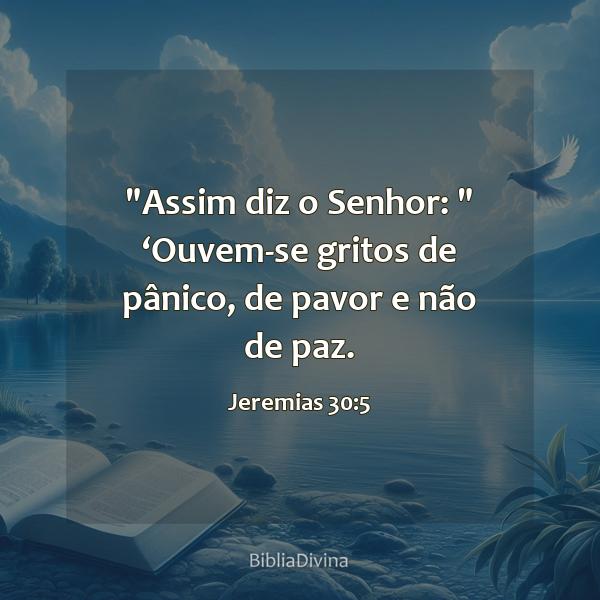 Jeremias 30:5