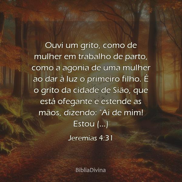 Jeremias 4:31