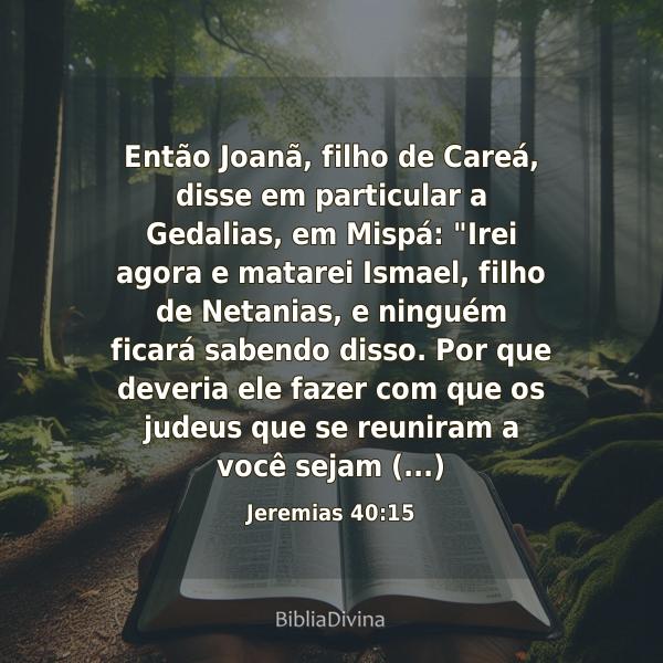 Jeremias 40:15