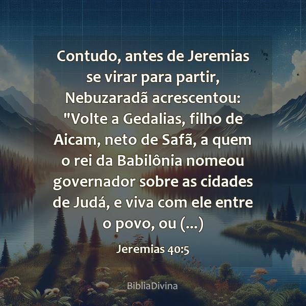 Jeremias 40:5