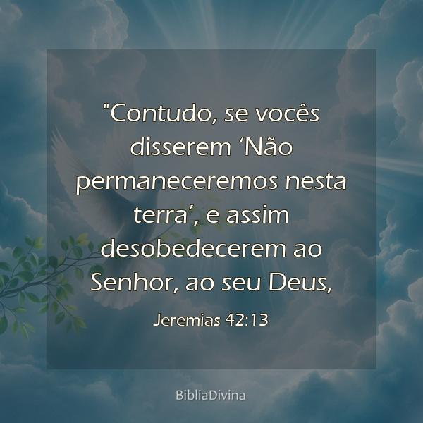 Jeremias 42:13