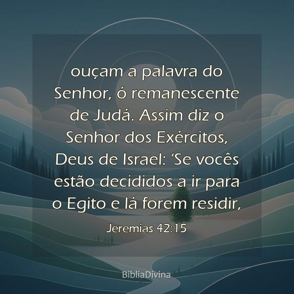 Jeremias 42:15