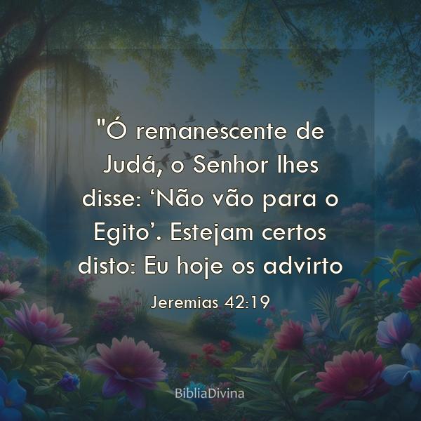 Jeremias 42:19