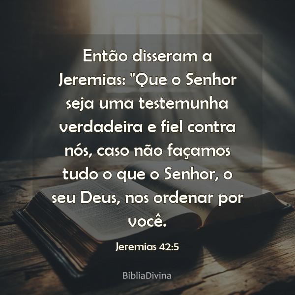 Jeremias 42:5