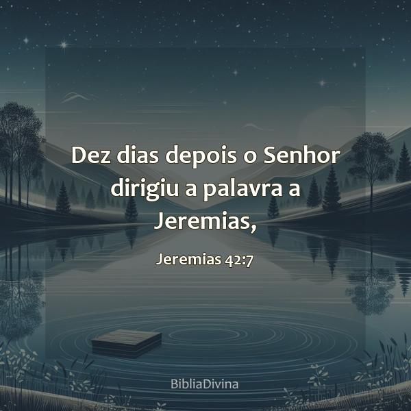 Jeremias 42:7