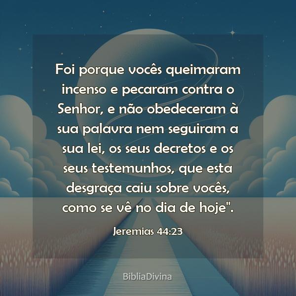 Jeremias 44:23