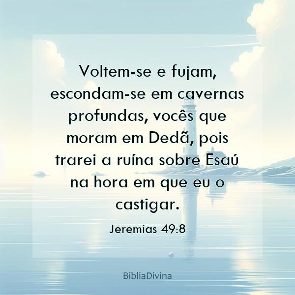 Jeremias 49:8