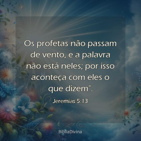 Jeremias 5:13