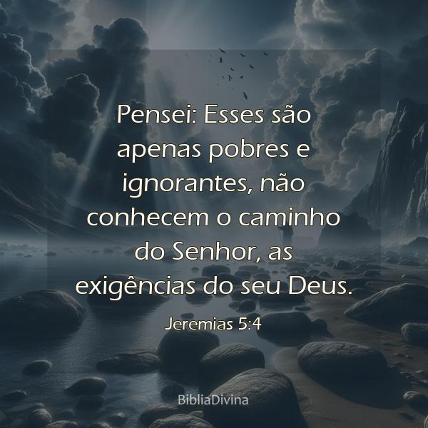 Jeremias 5:4