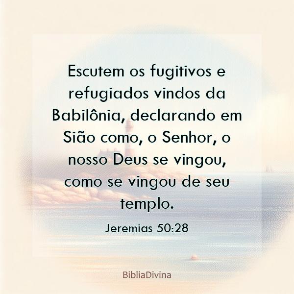 Jeremias 50:28