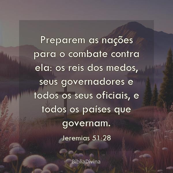 Jeremias 51:28