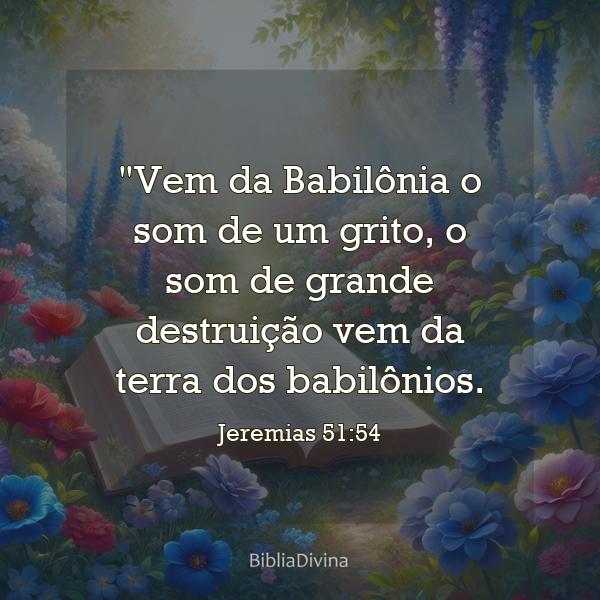 Jeremias 51:54