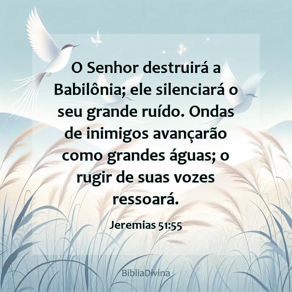 Jeremias 51:55