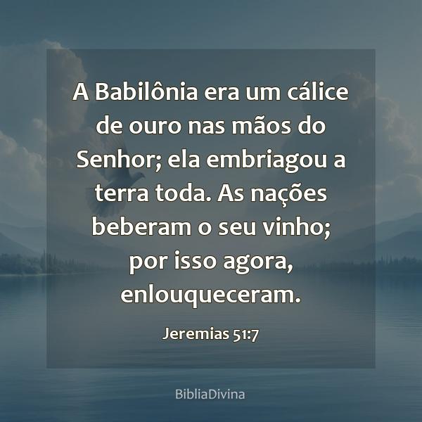 Jeremias 51:7