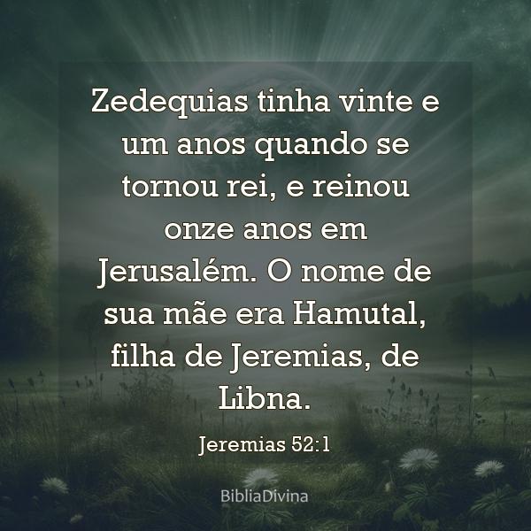 Jeremias 52:1