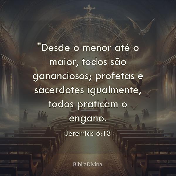 Jeremias 6:13