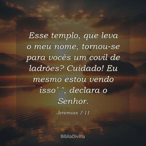 Jeremias 7:11