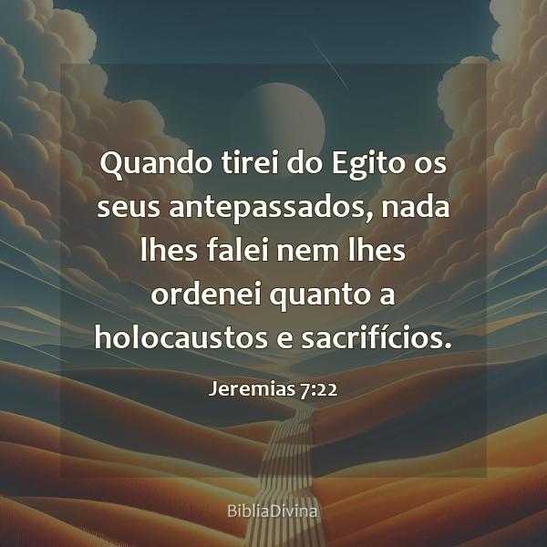 Jeremias 7:22