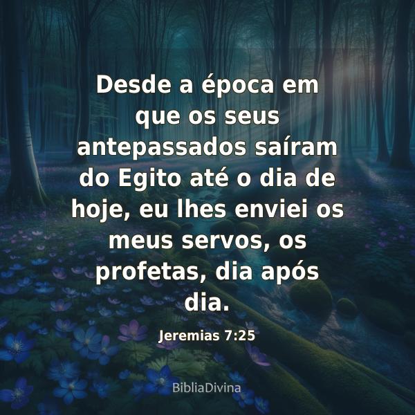 Jeremias 7:25