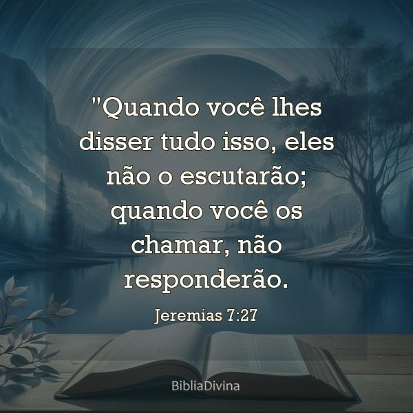 Jeremias 7:27