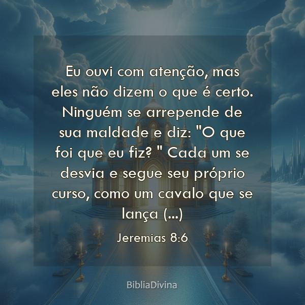 Jeremias 8:6