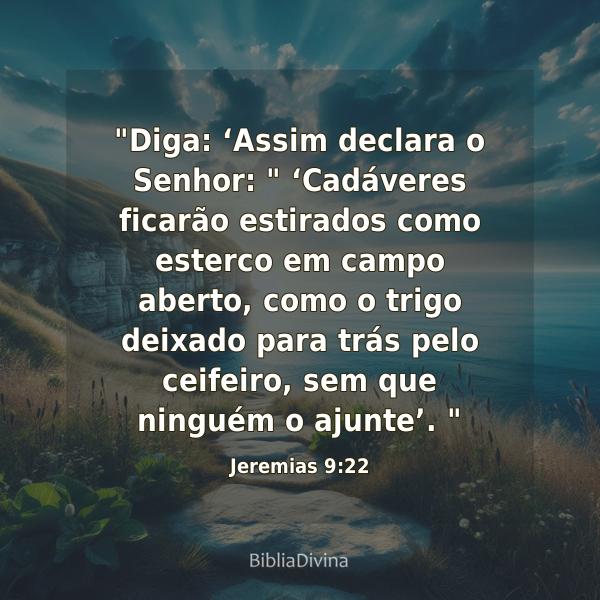 Jeremias 9:22