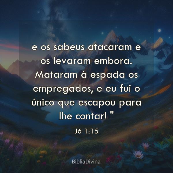 Jó 1:15