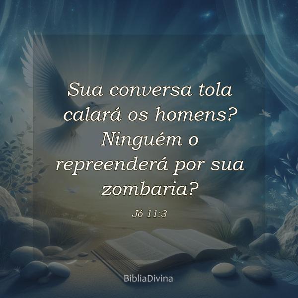 Jó 11:3