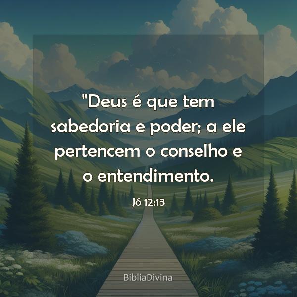 Jó 12:13