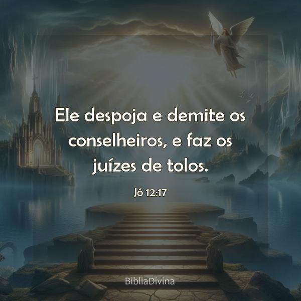 Jó 12:17