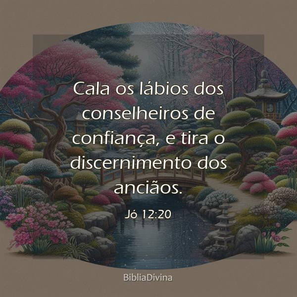 Jó 12:20