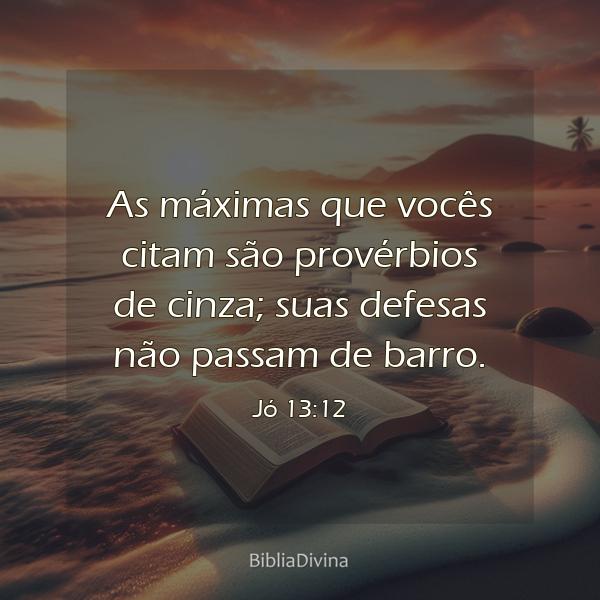 Jó 13:12