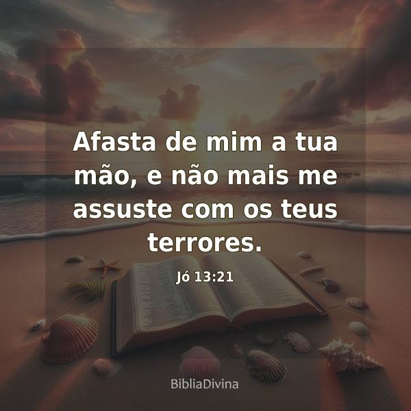 Jó 13:21