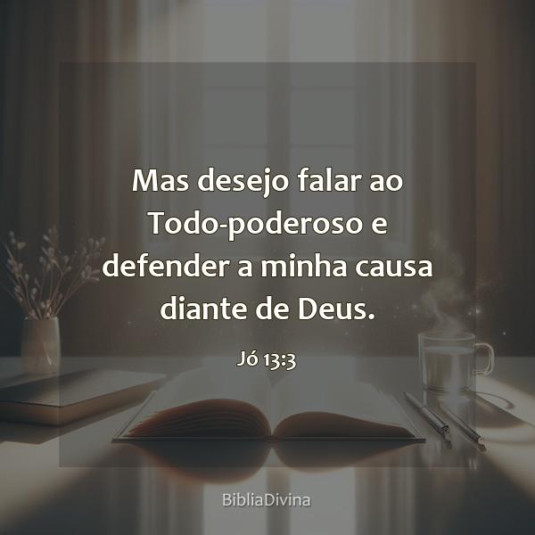 Jó 13:3