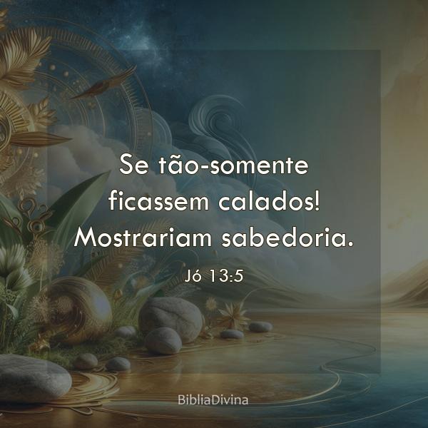 Jó 13:5