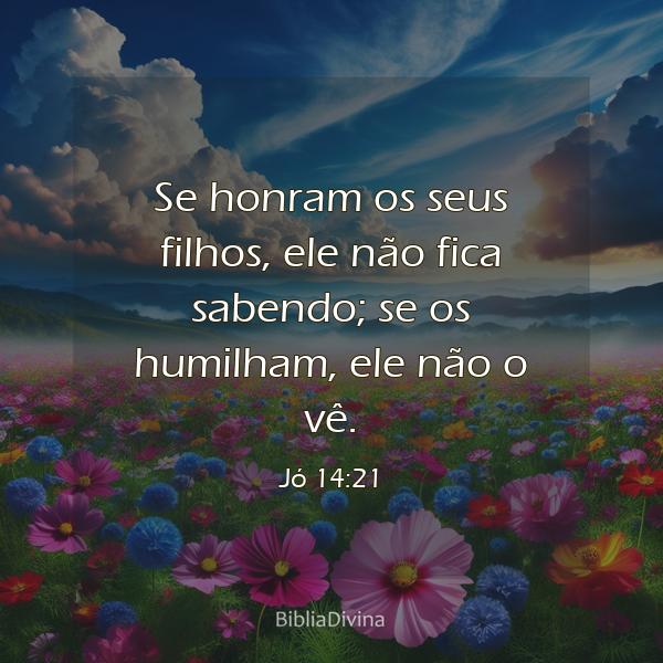 Jó 14:21