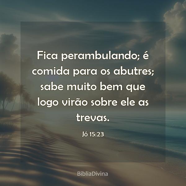 Jó 15:23