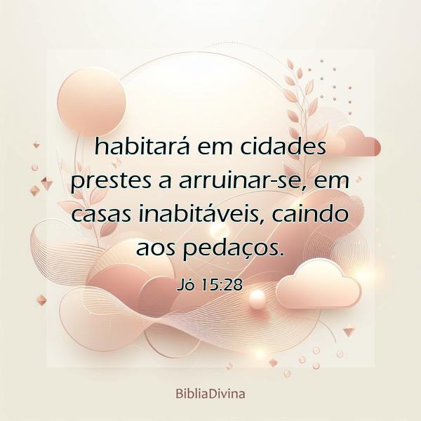 Jó 15:28