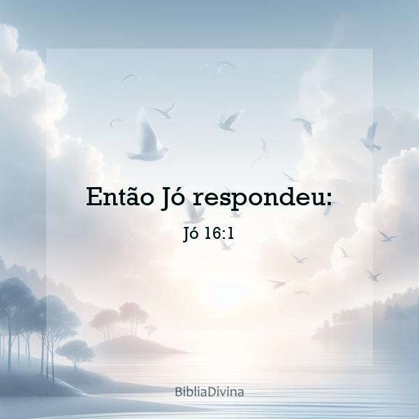 Jó 16:1