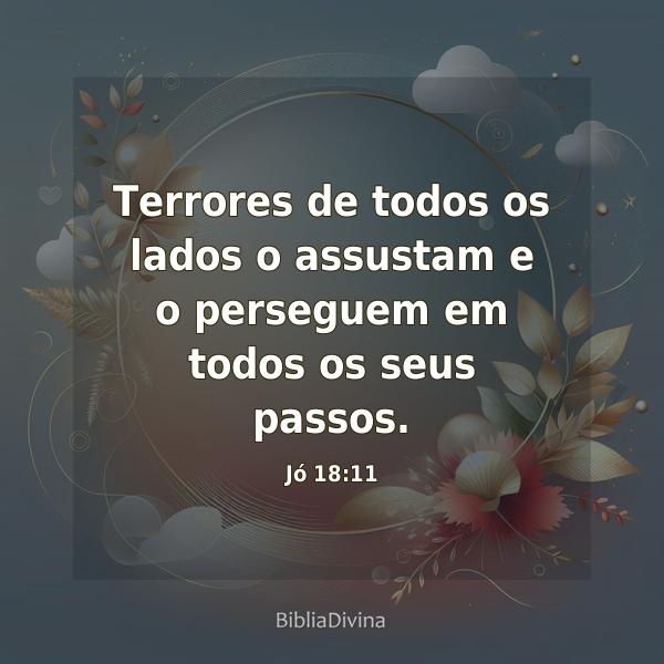 Jó 18:11