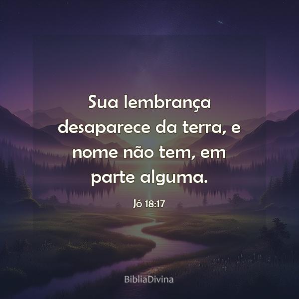 Jó 18:17