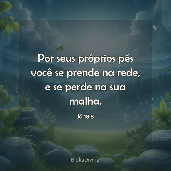 Jó 18:8