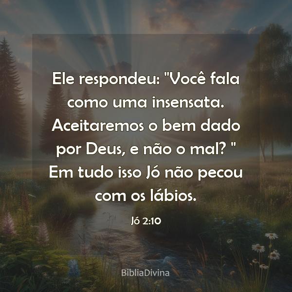 Jó 2:10