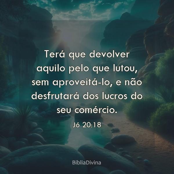 Jó 20:18