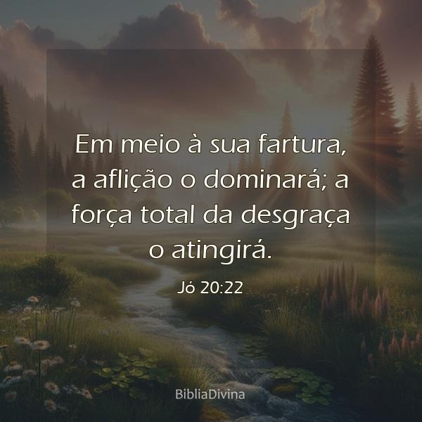 Jó 20:22