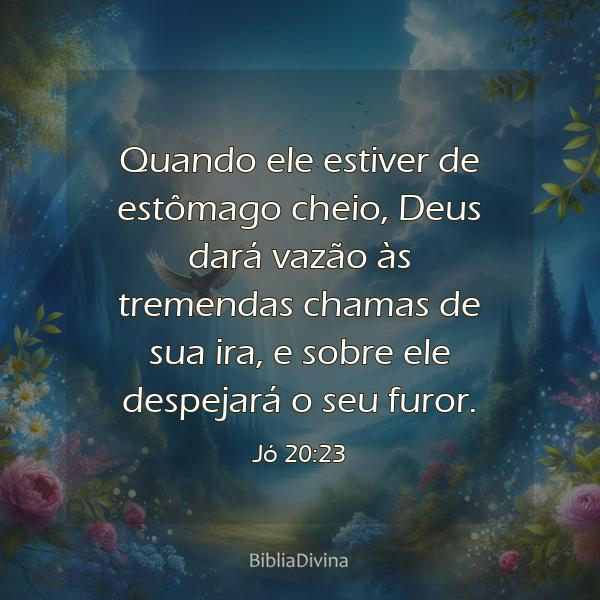 Jó 20:23