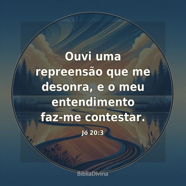 Jó 20:3