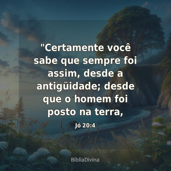 Jó 20:4