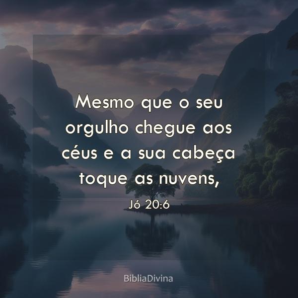 Jó 20:6