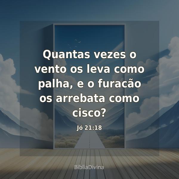 Jó 21:18